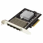 STARTECH.COM Quad-Port SFP+ Server Netzwerkkarte - PCI Express - Intel XL710 Chip - 10 Gigabit Ethernet Karte - 4 Port NIC Karte