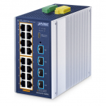 PLANET Industrial L2+ 16-Port Managed Switch IGS-4215-16P4X