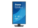 IIYAMA XB2797QSNP-B1 27inch IPS-panel 2560x1440 EyeComfort 15cm Height Adj. Stand USB-C Dock LAN/96W PD/DP-OUT USB v.3.2 1ms