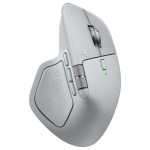 Logitech MX Master 4 - Mouse - 8 buttons - wireless - Bluetooth, 2.4 GHz - USB wireless receiver - pale grey