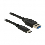 USB3.1 USB Typ-A Stecker > USB Type-C&trade; Stecker 1,0 m schwarz Delock