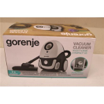 Renew. | Gorenje | Vacuum cleaner | VCEA11CXWII | Bagged | 750 W | Operating radius 15 m | White | Warranty 24 month(s) | DAMAGED PACKAGING