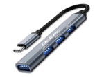 QOLTEC 53792 Hub Adapter USB C 3.1 4in1 USB 3.0 3x USB 2.0