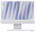 Apple iMac 24 inch: M4 10/10, 24GB, 512GB SSD - Silver