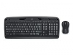 Logitech Wireless Combo MK330 - Keyboard and mouse set - wireless - 2.4 GHz - QWERTY - Nordic - black