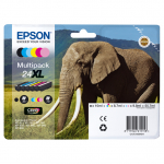 Epson Tinte 24XL C13T24384011 6er Multipack (BKMCY/Hellmagenta/Hellcyan) bis zu 740 Seiten