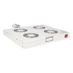 Dachluftereinheit 48,26cm 19Zoll 4 Lufter Thermostat grau