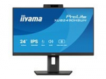 IIYAMA 24inch IPS-panel 1920x1080 Windows Hello Webcam 5MP Auto Focus 15cm Height Adj. Stand 4ms 250cd/m2 Speakers HDMI DP