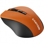 Canyon CNE-CMSW1O - Wireless Optical Mouse - Black/Orange