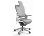 Wau 2 BL416 office chair, snowy/white fabric
