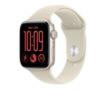 Apple Smartwatch Watch SE 3 GPS 40mm Aluminium Case in Starlight, Starlight Sport Band - S/M