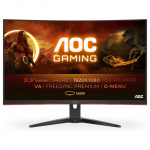 80cm/31,5'' (1920x1080) AOC C32G2ZE Gaming Curved 16:9 1ms 240Hz DisplayPort 2xHDMI VGA VESA Speaker Full HD Black