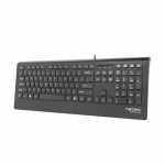 Natec Keyboard, Barracuda, US Layout, Slim | Natec | Keyboard | Barracuda | Standard | Wired | US | Black