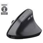 Trust Bayo II ergonomisch - Rechargeable - Rechtsh&auml;nder - kabellos - schwarz