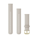 Garmin Ersatzarmband 18mm Silikon Beige/Hellgold 110-195 mm