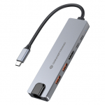 CONCEPTRONIC 6-1 Dock USB-C->HDMI/2xUSB-A/USB-C/+ 25cm si