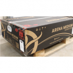 Renew. | Arozzi Gaming Desk | Arena Medium | Pure Black | DAMAGED PACKAGING AND LAMINATE. SCRATCHED PARTS AND TABLE TOP. | 24 month(s) ARENA-MEDIUM-PBKSO