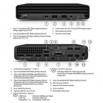 HP Renewed Grade B | EliteDesk 800 G6 | Intel Core i5 | i5-10500T | 16 GB | SSD | 256 GB | Intel UHD Graphics | Windows 11 Pro