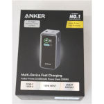 Renew. Anker Power Bank, 200 W | Prime | 20000 mAh | Black | UNPACKED, SMALL SCRATCHED ON TOP A1336011SO