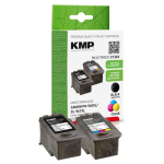 KMP 1581,4005 MultiPack black pigm. ink, color dye ink ersetzt CANON PG560XL/ CL561XL (3712C001, 3730C001)