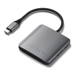 Satechi USB-C PD 4-Port Hub Aluminiumgeh&auml;use, USB-C PD Anschluss zum Laden mit bis zu 100 Watt, 3x USB-C 3.2 Gen 2 Anschl&uuml;sse mit bis zu 10 Gbit/s