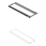 HAVN HS 420 Fan Brackets f&uuml;r 360 mm Radiatoren - wei&szlig;