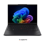 Lenovo ThinkPad L14 G7 Intel | Black | 14 " | IPS | WUXGA | 1920 x 1200 pixels | Anti-glare | Intel Core Ultra 7 | 355 | 24 GB | SODIMM DDR5 | Solid-state drive capacity 512 GB | Intel Graphics | Windows 11 Pro | 802.11be | Bluetooth version 5.4 | 4G ...