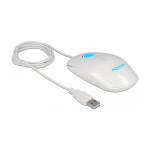 Optische 3-Tasten LED Maus USB Typ-A wei&szlig;