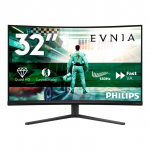 80cm/31,5" (2560x1440) Philips Evnia 32M2C3500L/00 16:9 WQHD Fast VA 1ms 180Hz HDMI DisplayPort VESA HDR FreeSync Curved