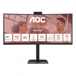 AOC | CU34E4CW | 34 " | VA | UWQHD | 120 Hz | 4 ms | 3440 x 1440 pixels | 350 cd/m&sup2; | HDMI ports quantity 2 | Black
