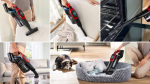 Bosch BCS1041PET stick vacuum/electric broom Battery Dry HEPA Bagless 0.4 L 23.5 W Black, Red 4 Ah