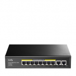 Cudy GS1010PE network switch Unmanaged Gigabit Ethernet (10/100/1000) Power over Ethernet (PoE) Black