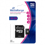 CARD 32GB Mediarange MicroSDHC Klasse 10 45 MB/s 15 MB/s