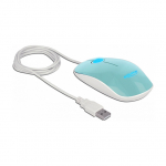 Optische 3-Tasten LED Maus USB Typ-A t&uuml;rkis