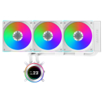 K Lian Li HYDROSHIFT II LCD-C 360CL wei&szlig; | AiO-Wasserk&uuml;hlung