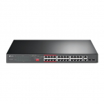 TP-Link 24-Port 10/100Mbps + 2-Port Gigabit Unmanaged PoE+ Switch KILTPLSWI0168