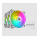 120mm ASUS TUF GAMING TF120 ARGB Geh&auml;usel&uuml;fter, 3er Set, white 120 mm, PWM