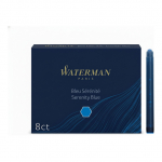 WATERMAN Tintenpatrone Stand. Serenity Blue 8 St&uuml;ck