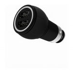 Azuri Car Charger with 2 USB Ports black