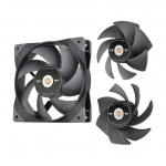 120mm Thermaltake GT12 PC Cooling Fan TT Premium Edition Black - 1 Pack