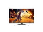 AOC CQ27G4Z2 27inch 16:9 Fast VA 260Hz OC Native 240Hz 2560x1440 HAS 130mm HDMI x 2x 2.0 DP x 1x 1.4