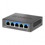 D-Link | DMS-105/E | 5-Port 2.5G Multi-Gigabit Desktop Switch | Desktop | Unmanaged