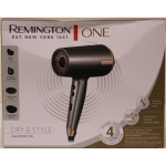 Renew. Remington D6077 Hair dryer, 2000 W, Grey | Remington Hair dryer | D6077 | 2000 W | Number of temperature settings 3 | Ionic function | Diffuser nozzle | Grey | DAMAGED PACKAGING | Warranty 24 month(s)