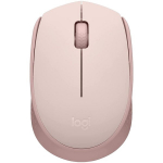 Logitech M171 - Mouse - right and left-handed - optical - 3 buttons - wireless - 2.4 GHz - USB wireless receiver - rose