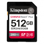CARD 512GB Kingston Canvas React Plus XC Klasse 10 UHS-II U3 V60
