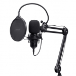 Trust GXT270 Emita II+, must - Mikrofon statiiviga / 25770