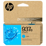 HP 937e EvoMore Cyan Original Ink Cartridge