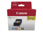 CANON CLI-551 Ink Cartridge C/M/Y/BK MultiPack blister 46345270