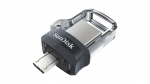 SanDisk 173384 USB flash drive 32 GB USB Type-A / Micro-USB Black, Transparent