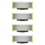 Ersatzklinge OneBlade QP240/50 (silber/hellgrn, 4 Stck)